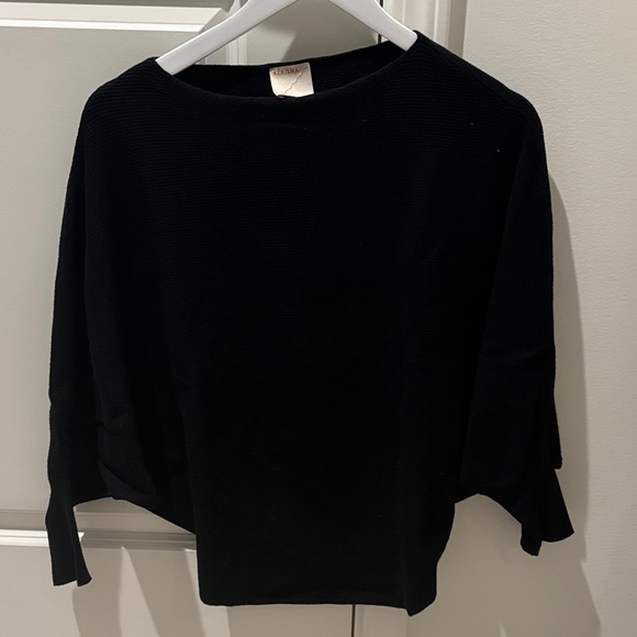 Kerisma Black Off-the-Shoulder Sweater - Picture 1 of 5